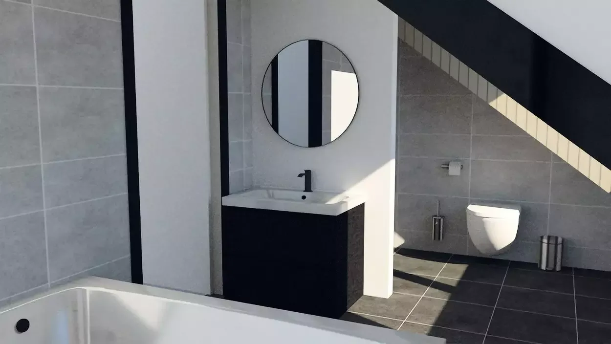 Grotelsch 6persoons extraluxe badkamer