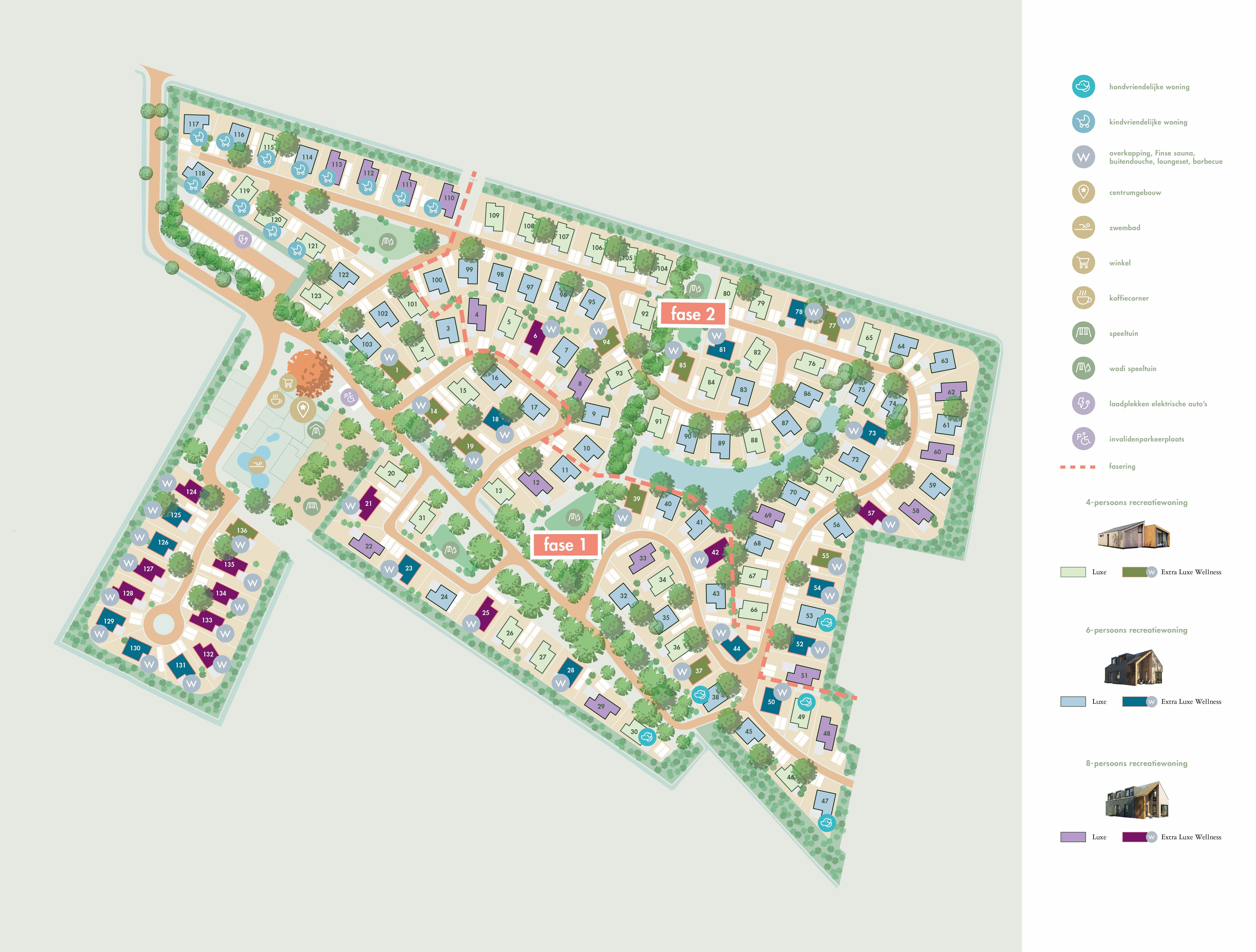 Plattegrond fase I fase II